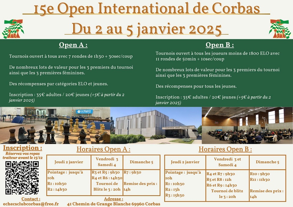 open international réduit