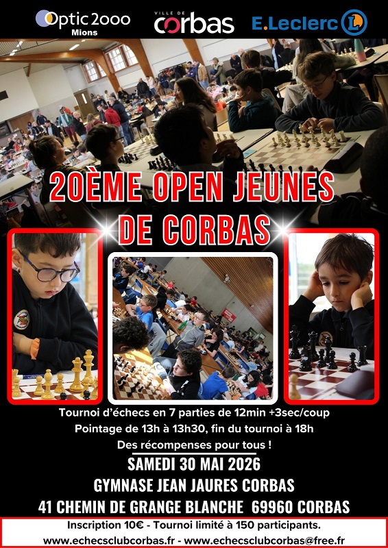 20 ème Tournoi rapide jeunes ECCM réduit
